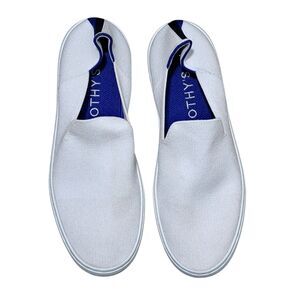 Rothy's The Original Slip On Minimalist Sneakers  Bright White Size 9